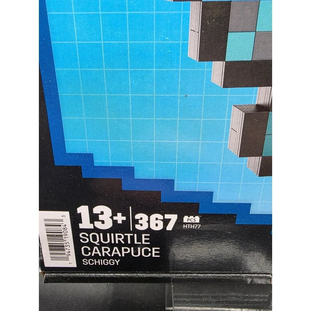 Mega Pokémon Squirtle Pixel Art Building Set 13+ 367 Pieces Model HTH77 Toy Kit